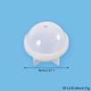 Molde de silicona para hacer bolas de chicle de cristal con forma de planeta, adorno de bricolaje, flor seca, espejo alto, adornos de hemisferio