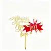 Copyright Wholesale 2027 Año Nuevo Decoraciones Acrílicas para Pastel Feliz Año Nuevo Adornos para Pastel de Fiesta de Año Nuevo