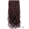 Peluca Transfronteriza Fabricante Mayorista Clip de Una Pieza Extensiones de Cabello Largo Rizado de Cinco Clips Piezas de Peluca de Comercio Exterior Europeo y Americano