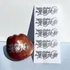Pegatinas de Marca de Agua Mágica para Nochebuena Pegatinas de Decoración de Manzana Navideña para Regalos Pegatinas de Feliz Navidad