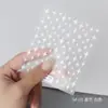 Aha ¡Sueña en Grande y Estrellas Pequeñas Lindas Pegatinas para Uñas Arte de Uñas Estrella Creciente Estilo Japonés Dorado y Plateado Negro y Blanco Decoraciones para Uñas