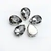 Diamante de Cristal de Alta Calidad Gotas de Agua Fondo Puntiagudo Pedrería Garra Plateada Diamante Cosido a Mano DIY Ropa Zapatos Bolso Accesorios de Joyería