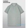 Camisa POLO Masculina Respirável Confortável de Verão com Gola Lapela para Uso Diário, Trabalho e Deslocamento, Cor Sólida, Emagrecedora