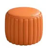 Banqueta pequena para uso doméstico, banqueta baixa, banqueta de abóbora, banco pequeno simples, banqueta para trocar de sapato na sala, pufe, banqueta para mesa de centro de sofá, banqueta para apoiar os pés