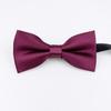 Corbata de Lazo para Hombre Estilo Británico Nueva Padrinos Nudo Traje de Boda Camisa Formal Rojo Negro Azul Corbata de Lazo de Alta Gama para Mujer