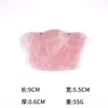 Ferramenta Popular Transfronteiriça de Jade Gua Sha, Placa de Cristal Gua Sha Facial Especializada, Dispositivo Gua Sha, Estoque Pronto do Fabricante, Dropshipping de Peça Única