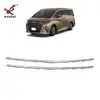 Adecuado para Toyota 23 Alphard Parachoques Delantero Modificado Rejilla Inferior Tira de Recorte Alphard Serie 40 Rejilla Tira Brillante