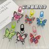 Libro Rojo Pequeño mismo estilo popular llavero colgante de mariposa estilo ins acrílico mochila escolar de estudiante regalo para amigas accesorios