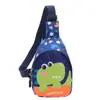 Bolsa Infantil de Comercio Exterior Bolsa de Pecho para Niñas Bolso Bandolera de Dinosaurio para Niños Mochila Casual para Bebé Billetera Linda para Niñas