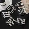 Pinza para el Cabello de Plata de Alta Gama Estilo Ins para Mujer, Pinza Lateral para Flequillo y Mechones de Cabello, Nuevo Accesorio para el Cabello