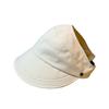 2025 sombrero nuevo protector solar de secado rápido delgado Ruth con sombrero para el sol de moda coreana sombrero para el sol de lengua de pato parte superior vacía