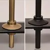 Conector de Fijación para Estante de Aleación de Aluminio Poste Soporte Colgante Soporte de Estante Barra de Soporte de Piso a Techo Estante