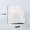 Bolsa de Lienzo Navideña Personalizada Guardería Nochebuena Fiesta Infantil Bolsa de Dulces con Cordón Bolsa de Regalo Navideña