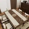 Nuevo Mantel de Mesa Estilo Chino Mantel Impermeable y a Prueba de Aceite Imitación Madera Mesa de Café Mantel Mesa de Comedor Mantel Aislante Mantel Antiescaldado Mesa de Té