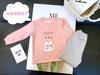 Conjunto de Ropa Interior Térmica de Invierno para Niños con Estampado de Dibujos Animados, Pijama de Casa para Bebé, Engrosado y Cálido