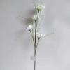5 Flores de Orquídea Borboleta Artificiais para Fotografia, Arranjos Florais, Adereços de Folhagem, Decoração de Sala de Estar, Flores Artificiais de Alta Qualidade