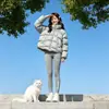 Jaqueta Acolchoada de Algodão Quente e Solta para Inverno com Capuz Feminina 2026 Moda Macia Unissex Tamanho Grande Outerwear