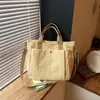 Bolsa de mano con lunares, serie de tono cálido y luz suave, estilo coreano, para joven dama, sensación relajada, bolso cruzado para ir de compras
