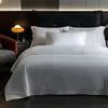 Capa de Edredom Individual para Hotel e Pousada Cor Branca Pura Item de Roupa de Cama de Hotel Cinco Estrelas Capa de Edredom Roupa de Cama para Pousada 100% Algodão Cetim 60s