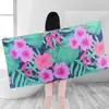 Toalla de Playa Doble Cara de Terciopelo Estampado Digital Transfronteriza, Poncho Infantil de Secado Rápido, Personalización de Toalla de Playa de Microfibra