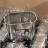 201 Acero Inoxidable No Magnético Agujeros Densos Doble Rejilla Porta Palillos Doble Rejilla Drenante Multiusos Cocina Acabado Porta Palillos