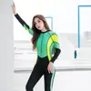 Traje de Pantalón Largo Transpirable para Pareja Coreana Niños Niñas Medianos Grandes Bebé Traje de Buceo Cálido Padre-Hijo