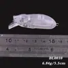 Cuerpo en blanco para VIB de grasa de roca Mino al por mayor, se puede ensamblar, señuelo de plástico en blanco sin pintar, DIY