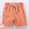 Shorts Infantis Puro Algodão Verão Estilo Fino Esportivo Casual para Casa Meninos Cinco Pontos Meninas Crianças Bebê Hot Pants