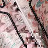 Nuevo Chaleco Bordado Jacquard Brocado Rosa Estilo Chino Sin Mangas Top para Mujer Otoño Nuevo Estilo Chaqueta