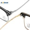 Antirradiación de luz azul antifatiga para los ojos se puede combinar con gafas para miopía tecnología de moda montura de media ceja para hombre para negocios