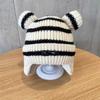 Gorro de lana de punto para niño, bonito y súper bonito, para otoño e invierno, con protección auditiva resistente al viento y grueso para bebé.