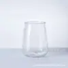 Nueva Taza Transparente Grande de Barriga Estilo Ins con Puntos de Ola y Grano Copa de Vino Plástico Acrílico Copa de Vino Tinto Copa de Champaña Copa de Agua