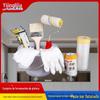 Conjunto de Ferramentas de Pintura, Luvas de Nylon, Estilete, Filme Protetor para Tinta Spray, Balde de Tinta de Plástico, Rolo de Pintura, Estampagem