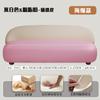 Sofá doble estilo francés crema para apartamento pequeño, dormitorio, salón de belleza, recepción, internet, popular.