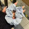 Lazo para coleta dulce y versátil para mujer, Cuerda para el pelo simple y elegante, Scrunchie de gran tamaño para verano, Accesorio para el pelo fresco y simple