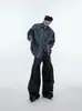 Jaqueta Bonita Piqué Masculina Primavera e Outono 2025 Marca de Tendência High Street Estilo Hong Kong Estilo Japonês Harajuku Tendência Coreana Jaqueta Solta