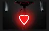 Luz Trasera Divertida Amorosa para Bicicleta Luz de Bicicleta Recargable Luz de Freno para Bicicleta de Montaña Equipo Creativo para Ciclismo en Carretera