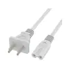 Cable de Alimentación con Terminación Estándar Nacional para Computadora, Monitor, Arrocera, Conector de Tres Agujeros, Todo Cobre, Certificación 3C