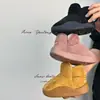 Botas de Nieve para Niños, Botas de Nieve Gruesas Cálidas de Suela Suave para Bebé, Otoño e Invierno, Niños y Niñas, Niños Pequeños, Antideslizantes, Zapatos Grandes de Algodón