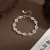 Pulsera de Moneda Hueca Atrae Fortuna Estilo Nuevo, Joyería Moda Retro Estilo Chino, Accesorio Versátil para el Año de Nacimiento