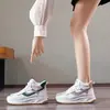 Zapatos Blancos de Caña Alta de Cuero Genuino para Mujer Otoño e Invierno 2025 Nuevos de Moda Ins Zapatos tipo 'Daddy' para Mujer Forrados de Felpa Casual Deportivos Zapatos Forrest Gump