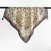 Pañuelo pequeño cuadrado de algodón y lino color marrón estilo Maillard para mujer, estilo nuevo, elegante y versátil, pañuelo decorativo para la cabeza, diadema, pañuelo de cuello, accesorio para la cintura