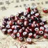 Acessórios DIY Beads Cerâmica Loose Beads Estilo Retro 6mm Senhoras Contas Redondas Material Tecido Frisado Acessórios Saco