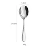 Conjunto de Garfo e Colher Públicos de Aço Inoxidável 1010 Colher Pública para Buffet Garfo Público Colher de Servir Grandes Colheres de Servir Comida Ocidental