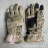Guantes tácticos de dedo completo Oji de medio dedo con protección articulada de caparazón duro, cálidos, anticorte, especiales para aficionados militares, entrenamiento militar de combate