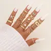 Anillo de Mariposa Popular Transfronterizo Europeo y Americano Anillo Abierto Multijunta Set de Anillos Transfronterizo Más Vendido Set de 22 Anillos de Corazón