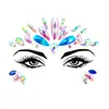 Adesivos faciais sonoros elétricos transfronteiriços adesivos para sobrancelha adesivos faciais Resina de diamante Carnaval de Diamante Adesivos de diamante diamante decorativo facial de máscara