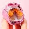 Taro lama crocante neve Mei Niang gema de ovo crocante café da manhã pão de mil fios celebridade da internet lanches casuais produtos de lanche Caixa completa