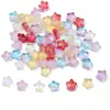 Cuentas de Estrella de Cinco Puntas Pulsera de Cuentas Sueltas Accesorios Pulsera con Cuentas Hecho a Mano Material DIY Cuentas Pintadas a Mano Accesorios de Joyería para Colgar en el Coche