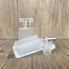 Botella de perfume portátil de vidrio esmerilado B128-50 ml, para subembotellado, pulverización y prensado, disponible en stock.